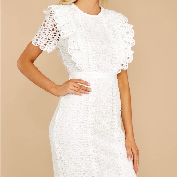 🎉🎊 HP 12/4/21🎉🎊 White Eyelet Dress🤍 - Picture 4 of 11